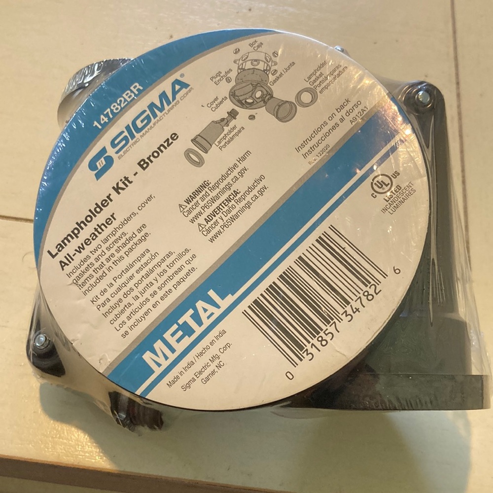 Sigma Solutions 150-Watt EQ LED Bronze 2-Head Switch-Controlled Flood Light